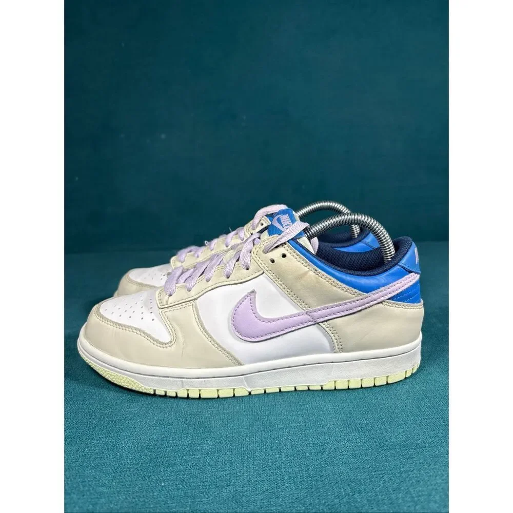 Nike Dunk Low GS Khaki Blue Pink Women’s 8.5 (7Y) FB9109-103